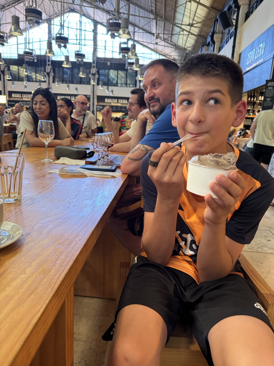 Eating at the TimeOut Market