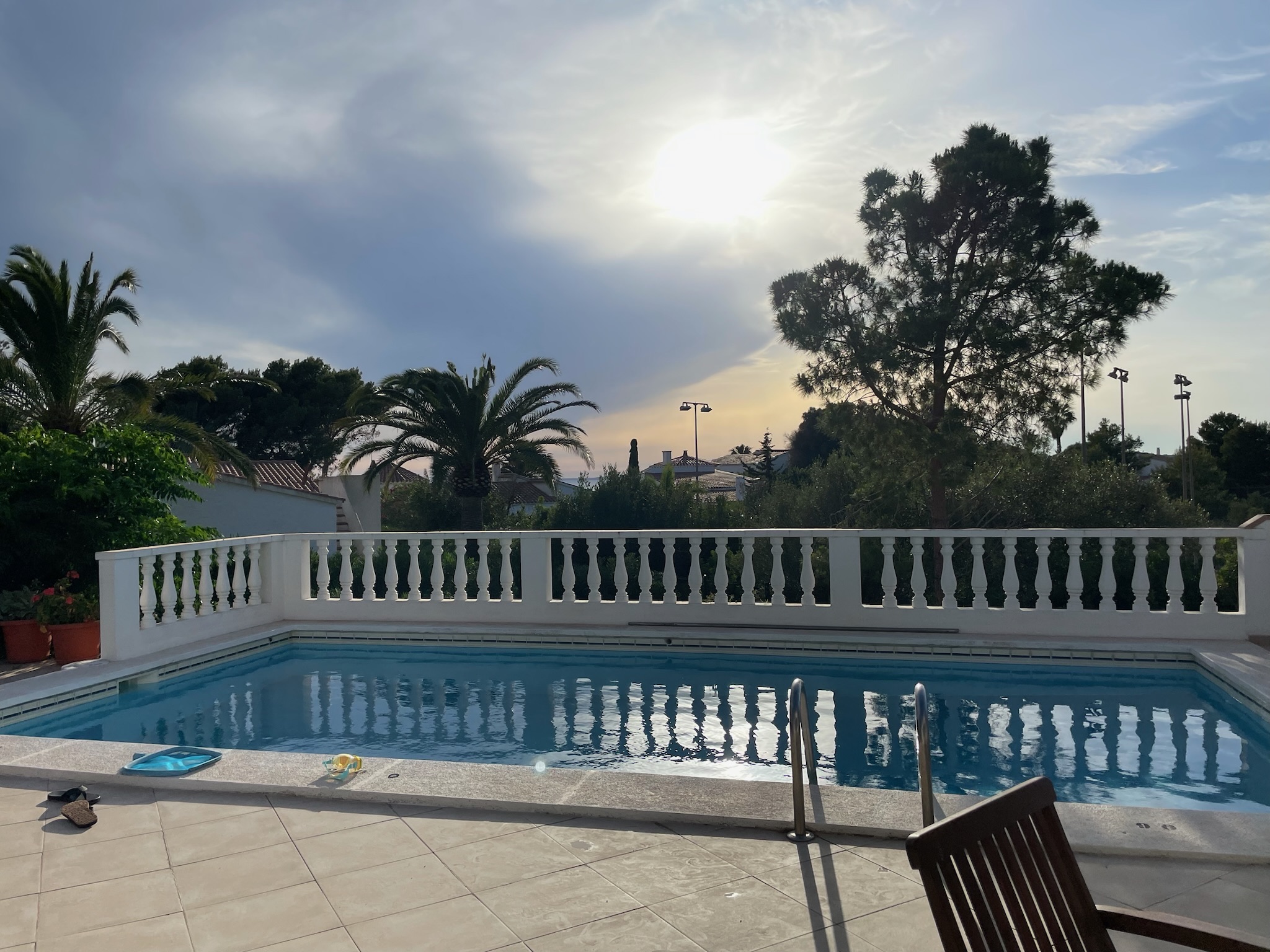 View from our villa in Menorca