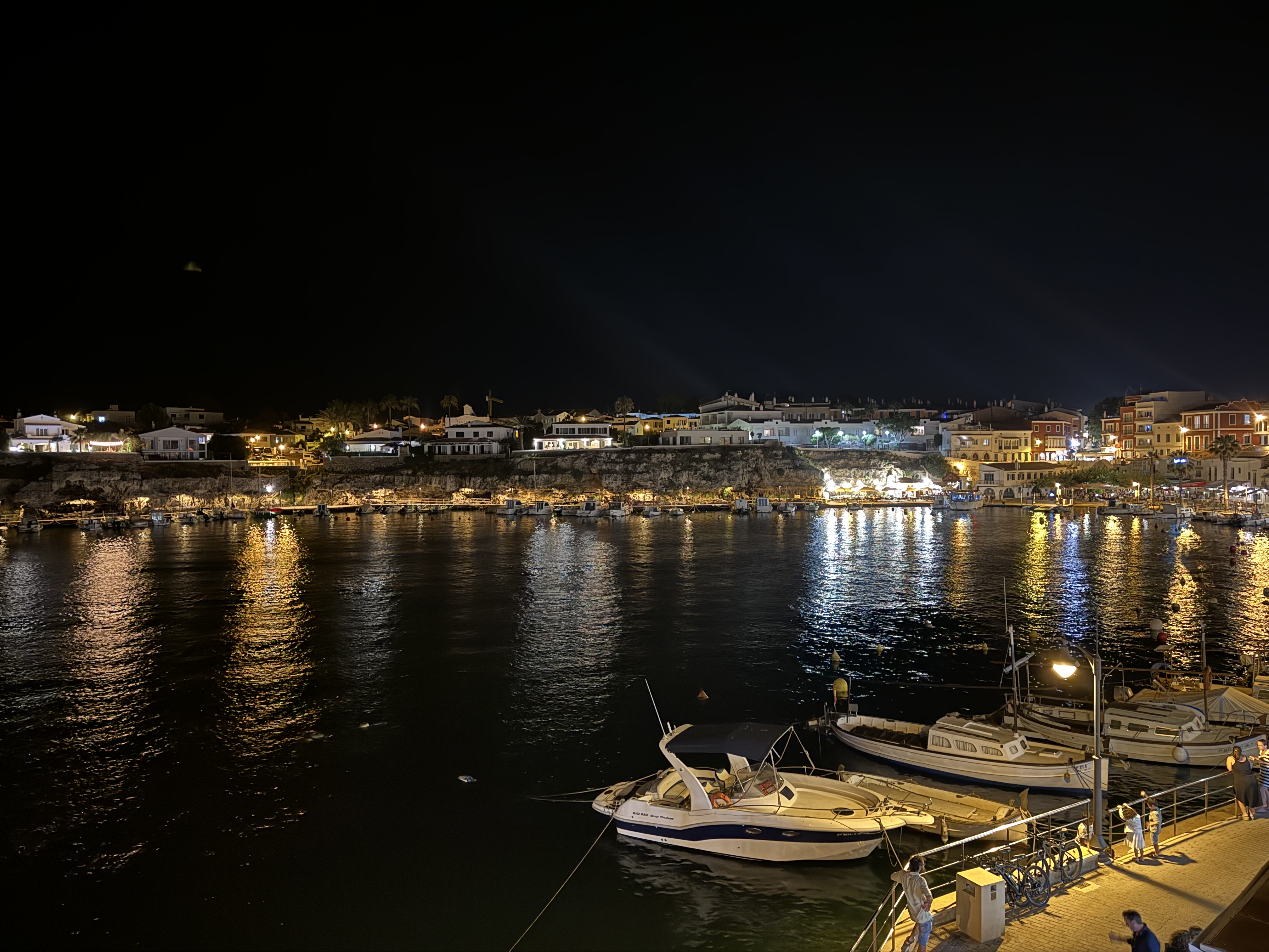 Night view from Sa Punta
