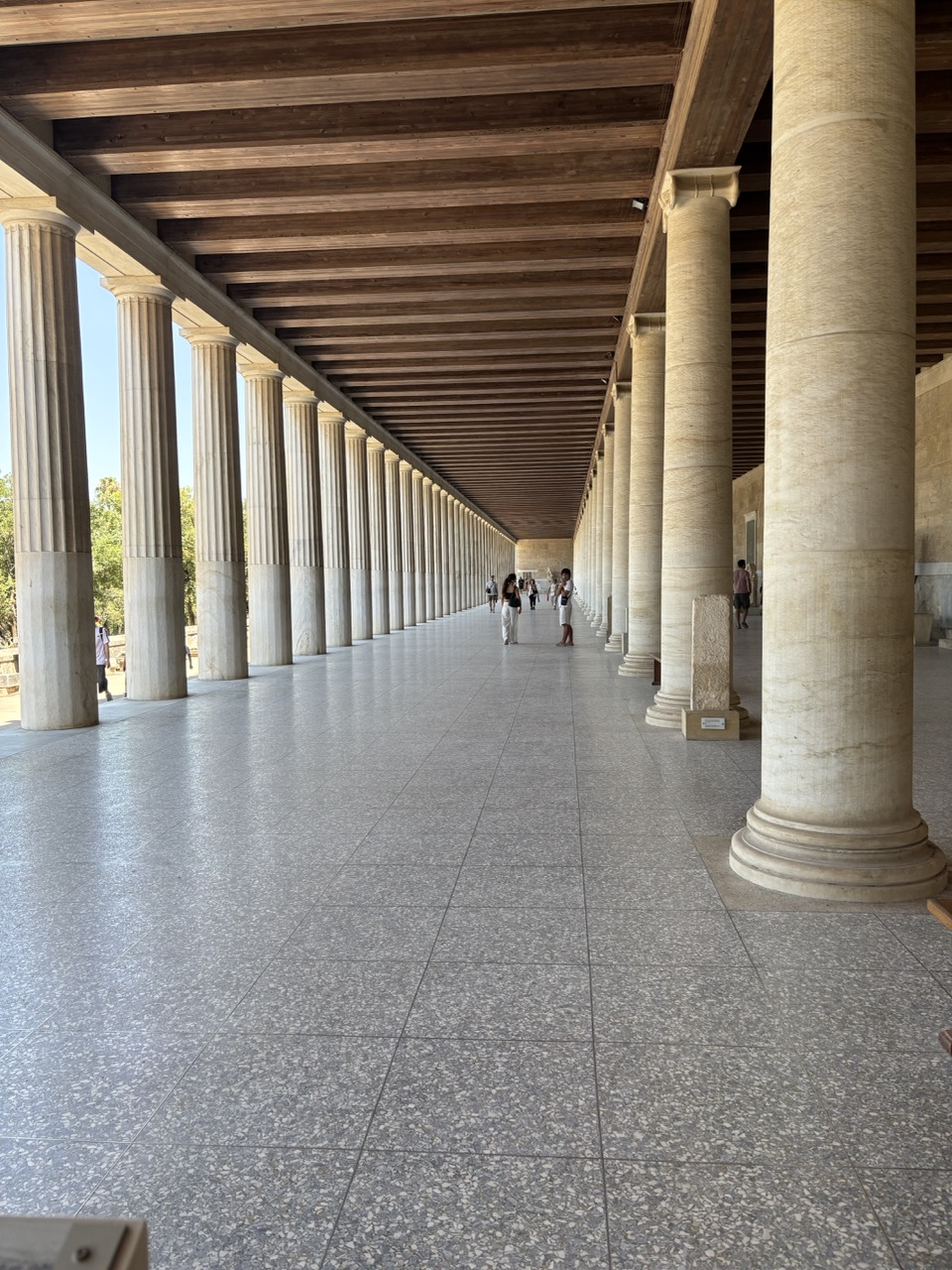 The long view near the Roman Agora