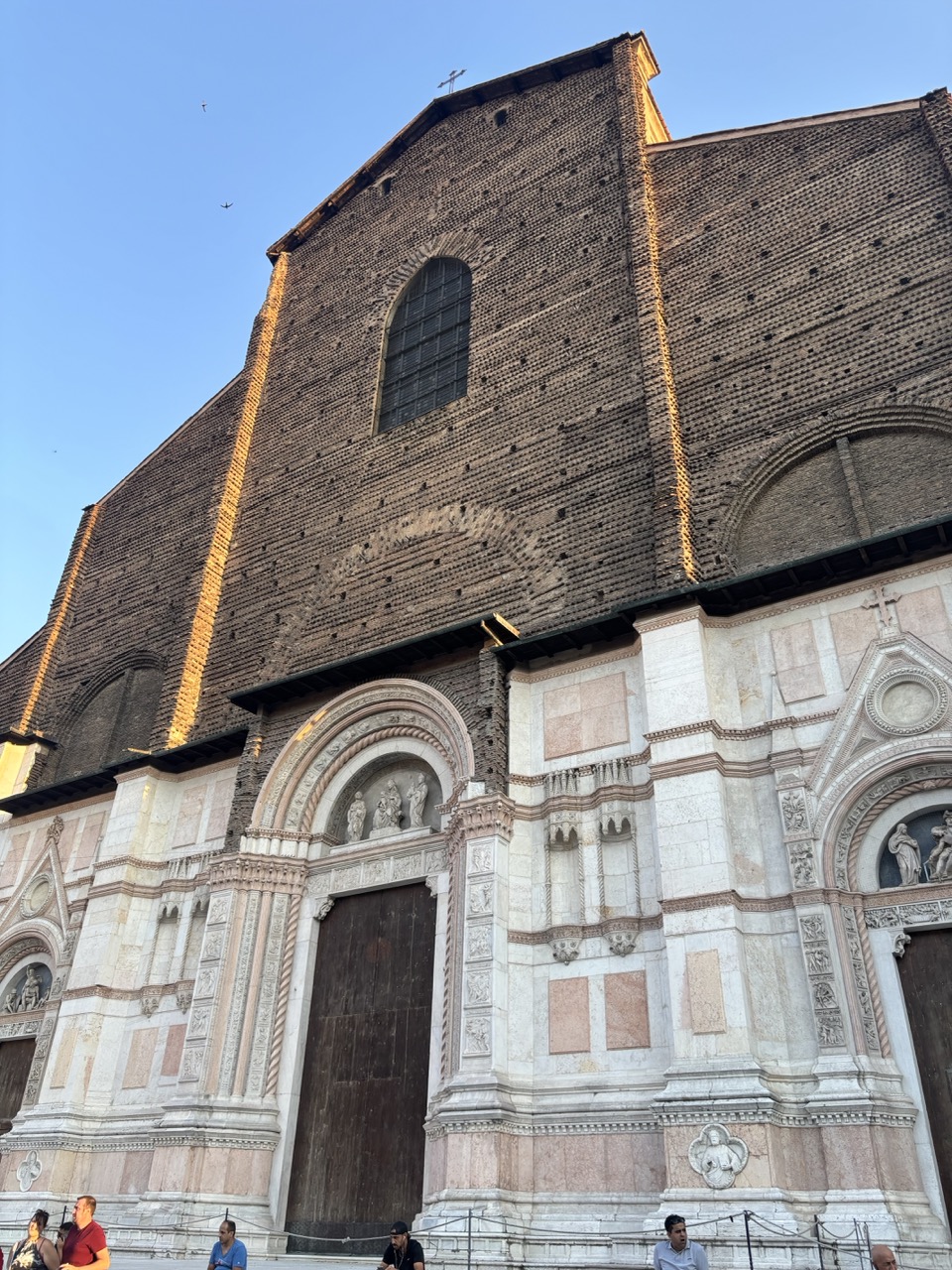 Outside the Basilica