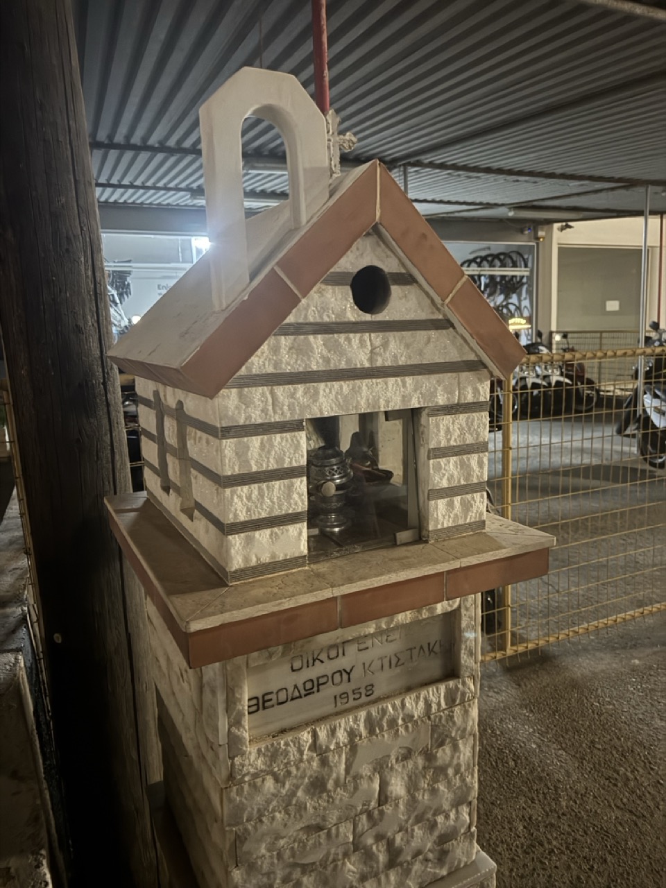 Little shrines were common all over the place