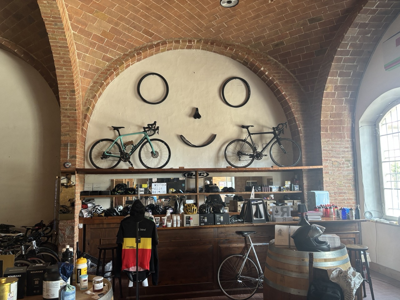 Smile, you're biking!