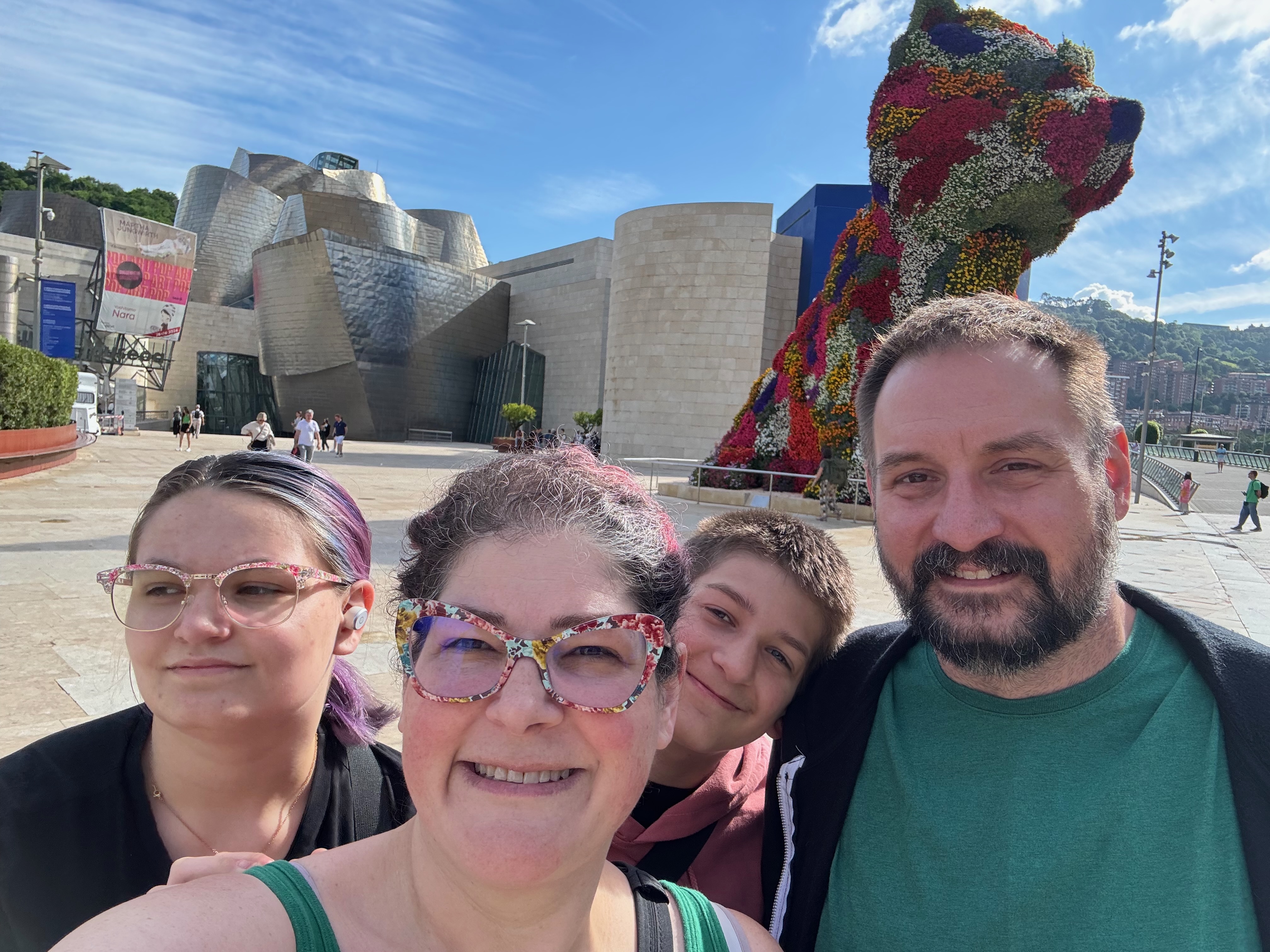 Arriving at the Guggenheim