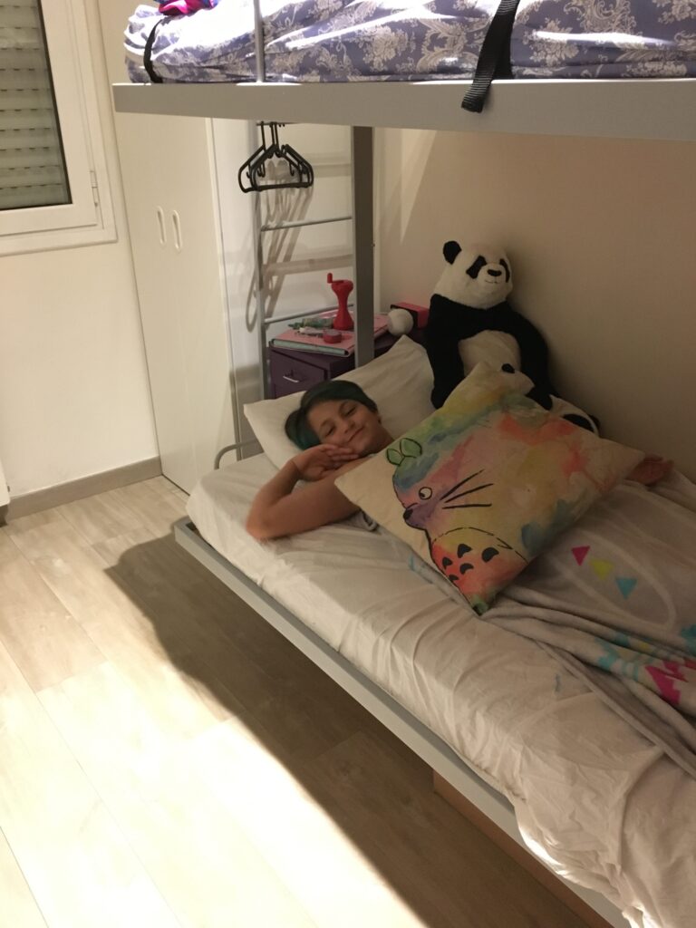 Cora in her room