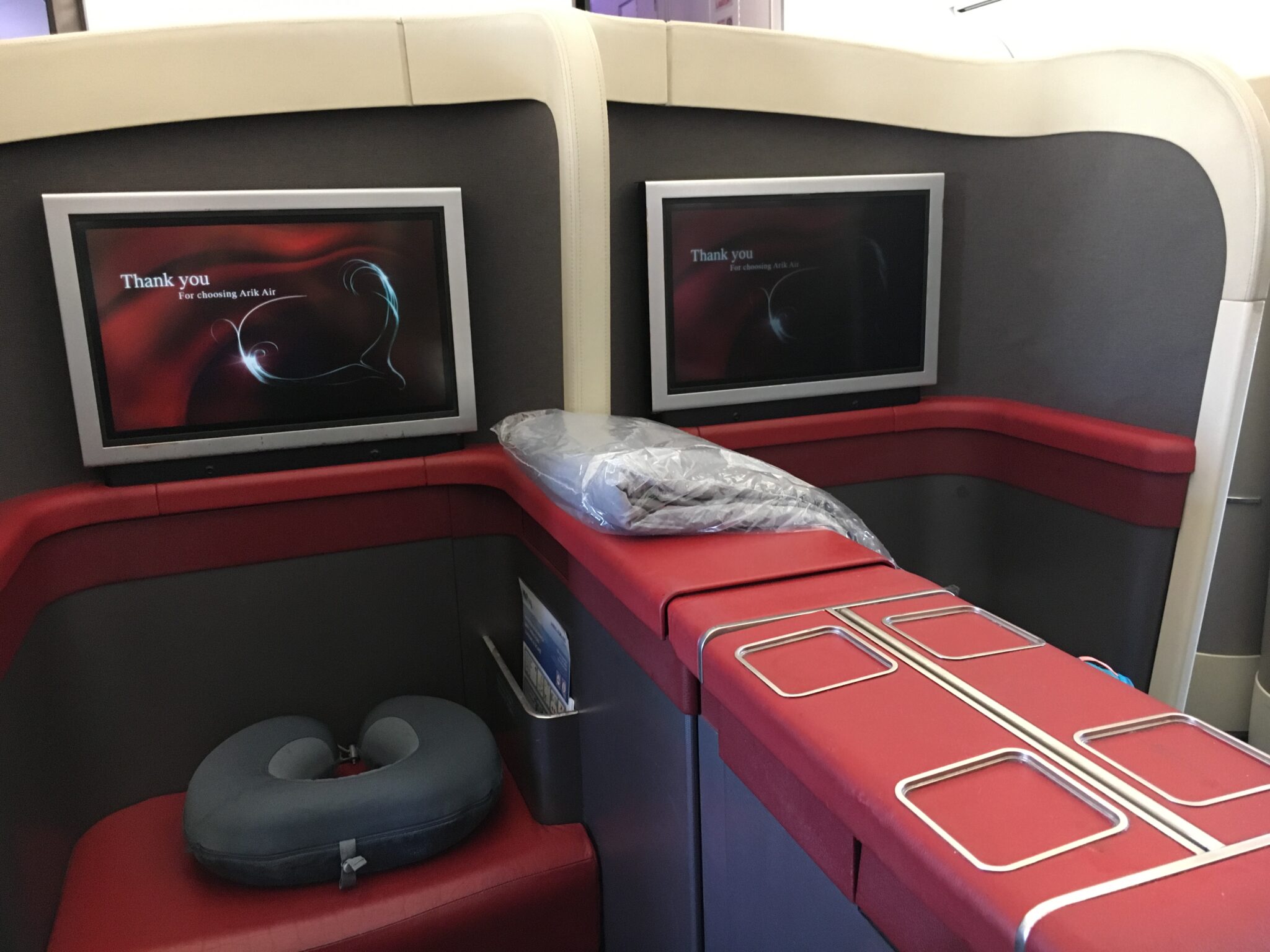 Flying first class