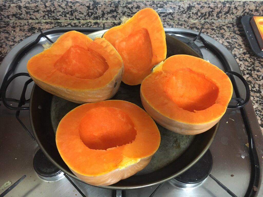 Who doesn't use their paella pan to roast pumpkins?
